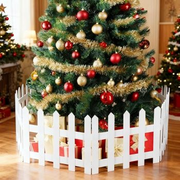 6 Pack Wooden Christmas Tree Fence