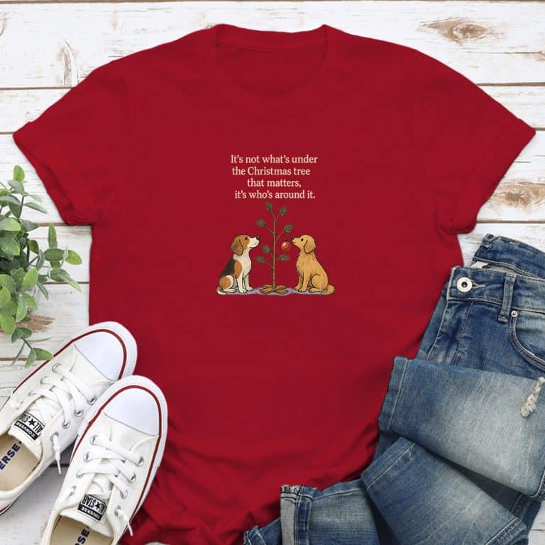 It’s Not What’s Under The Tree Standard Tee Red