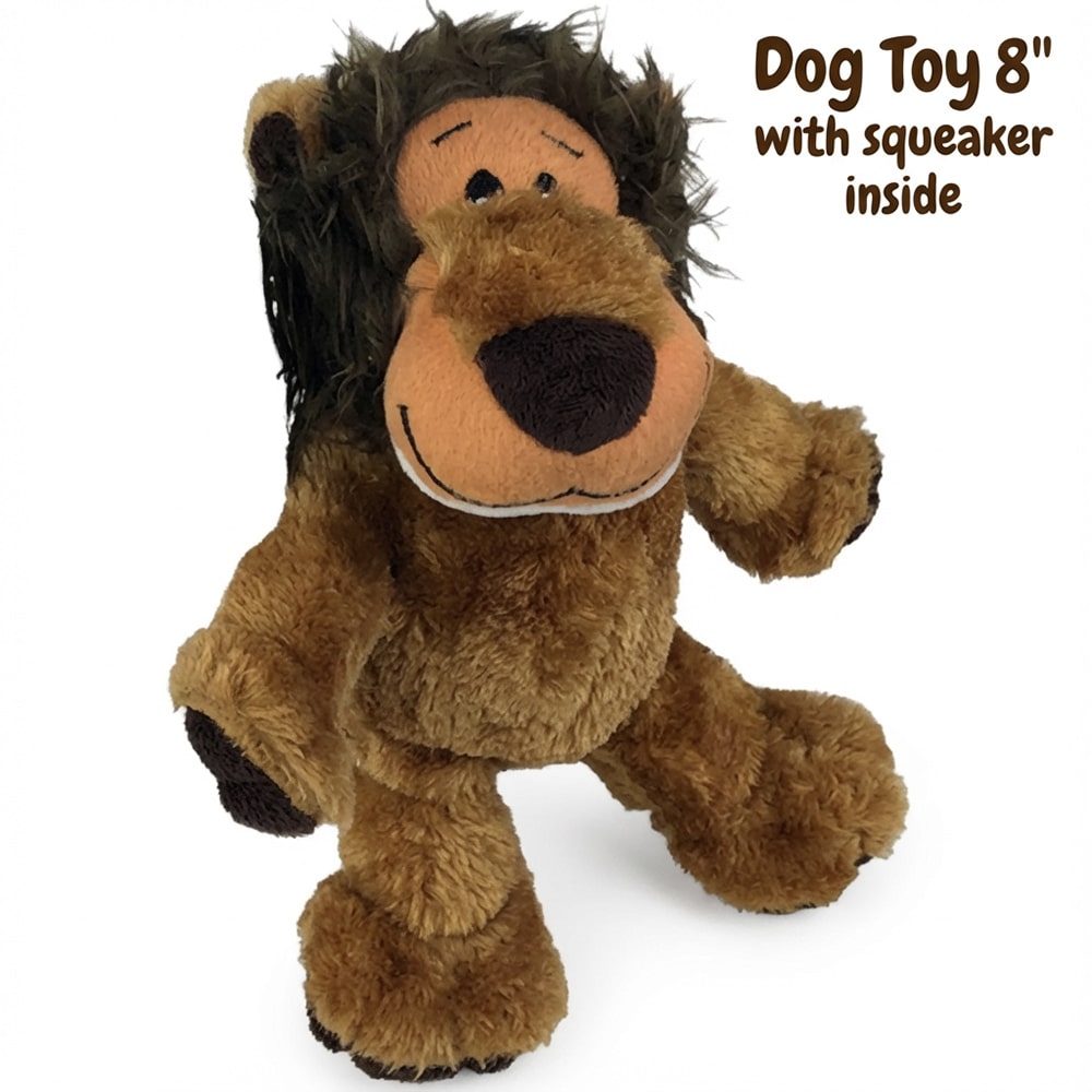 Image of Leo the Lion Plush Dog Toy – Helps Feed Hungry Shelter Dogs in Need