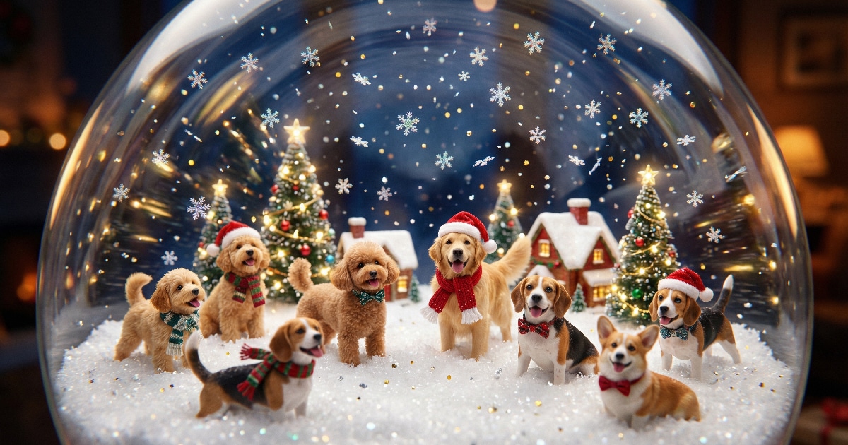 These Dog Snowglobes Are So Magical, Santa Definitely Approves