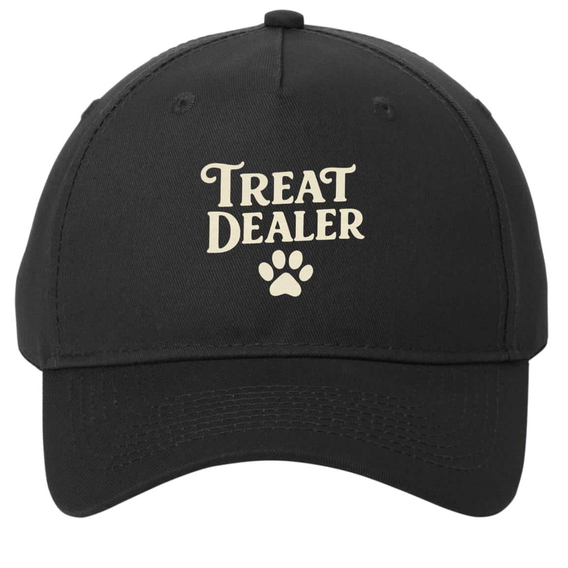 Treat Dealer 5-Panel Twill Cap Black
