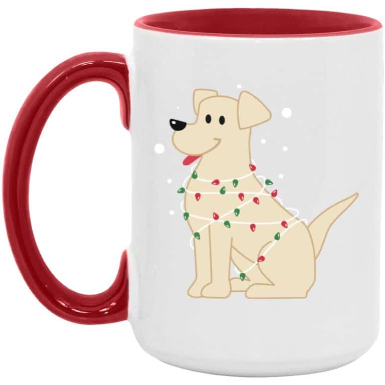 Christmas Tree Dog 15oz Accent Mug