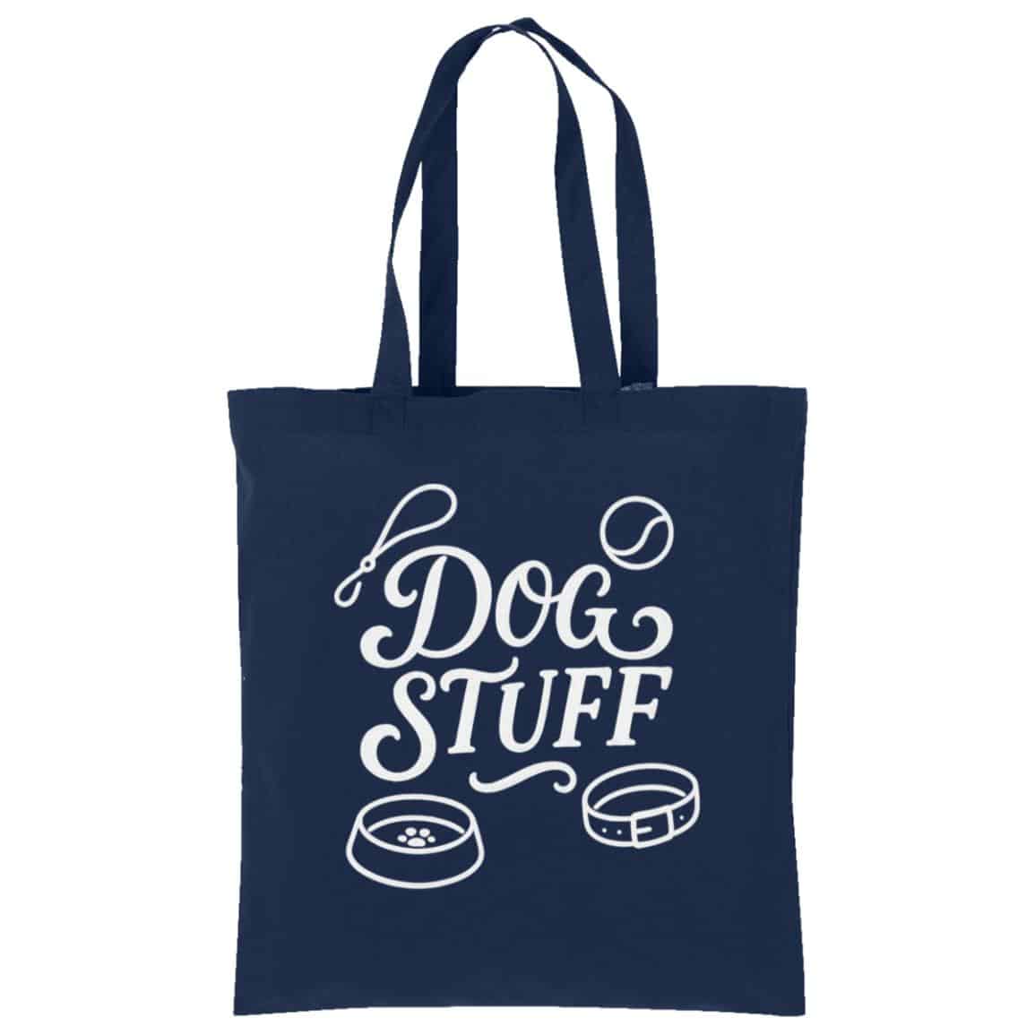 Image of Dog Stuff Cotton Tote Navy