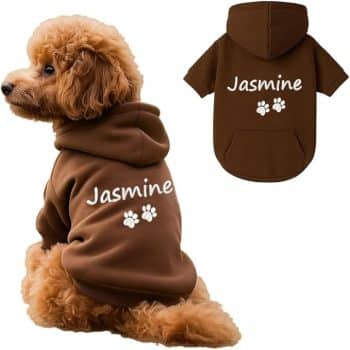 Personalized Name Dog Hoodie