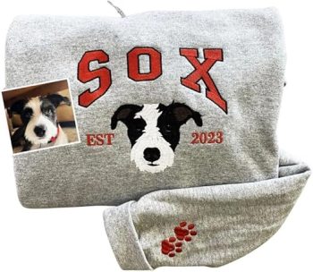 Custom Dog Portrait Sweatshirt from Photo