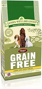 James Wellbeloved Grain Free Adult Dog Food Lamb & Veg