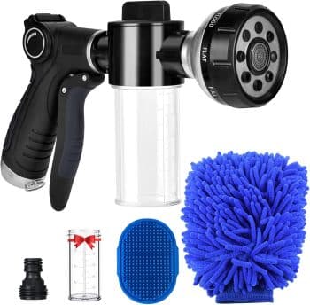 EVILTO Garden Hose Nozzle, High Pressure Hose Spray