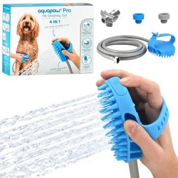 Aquapaw Dog Bath Brush Pro & Dog Shower Attachment