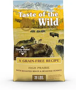 Taste of the Wild High Prairie Canine Grain-Free Recipe with Roasted Bison and Venison Adult Dry Dog Food