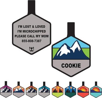 Silent Dog Tag Personalized with 5 Lines