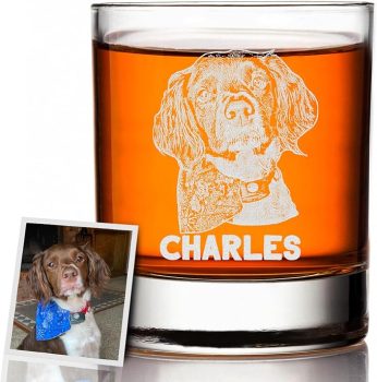 Personalized Dog Whiskey Glass