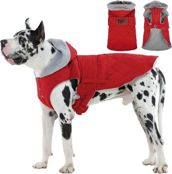 FUAMEY Large Dog Winter Coat Waterproof