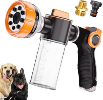 Ganciu Dog Washing Hose Attachment, Pet Shower Sprayer with Shower Adapter