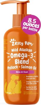 Zesty Paws Wild Alaskan Omega-3 Blend Pollock + Salmon Oil