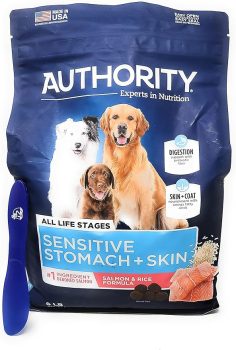 Authority Adult Sensitive Stomach and Skin Salmon and Rice Dry Dog Food