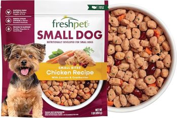 Freshpet Healthy & Natural Food for Small Dogs/Breeds, Fresh Grain Free Chicken Recipe