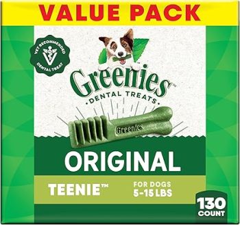 Greenies Veterinarian-Recommended Natural Dental Dog Treats