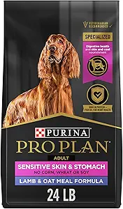 Purina Pro Plan Sensitive Skin and Sensitive Stomach Dog Food Lamb and Oat Meal Formula