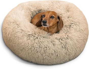 Best Friends by Sheri Original Calming Donut Dog and Cat Bed