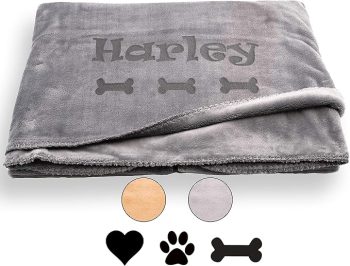 Custom Catch Personalized Dog Blanket 