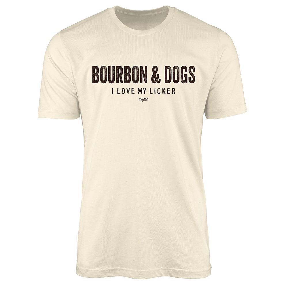 Bourbon & Dogs Premium Crew Neck Tee Natural