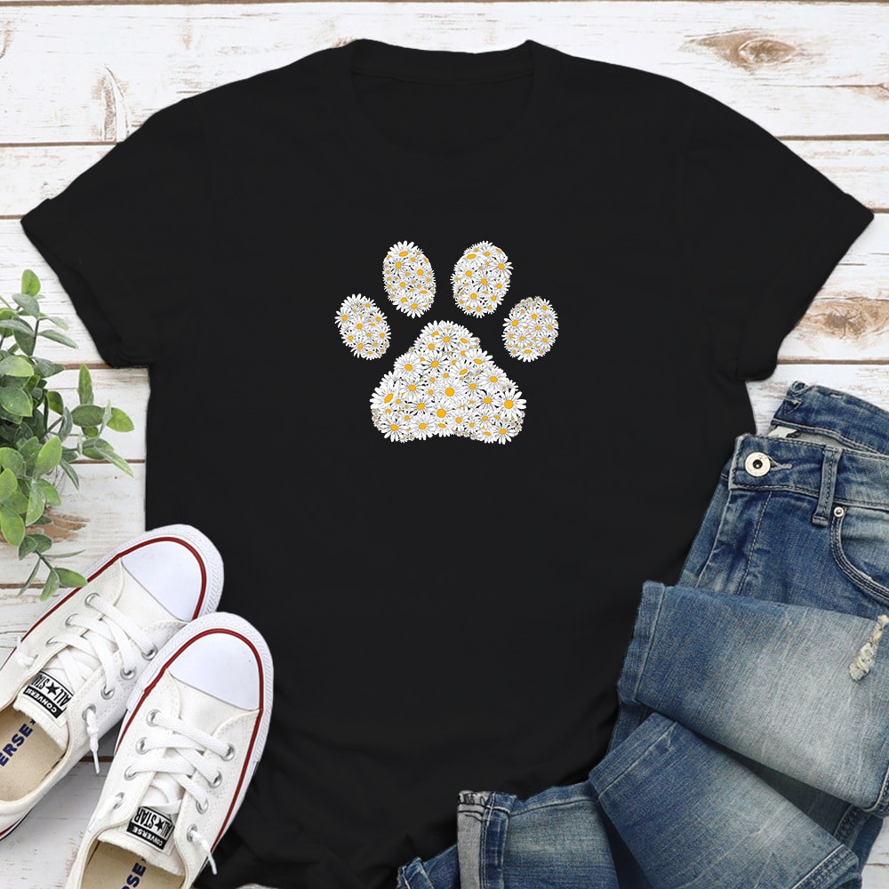 Daisy Paw Standard Tee Black