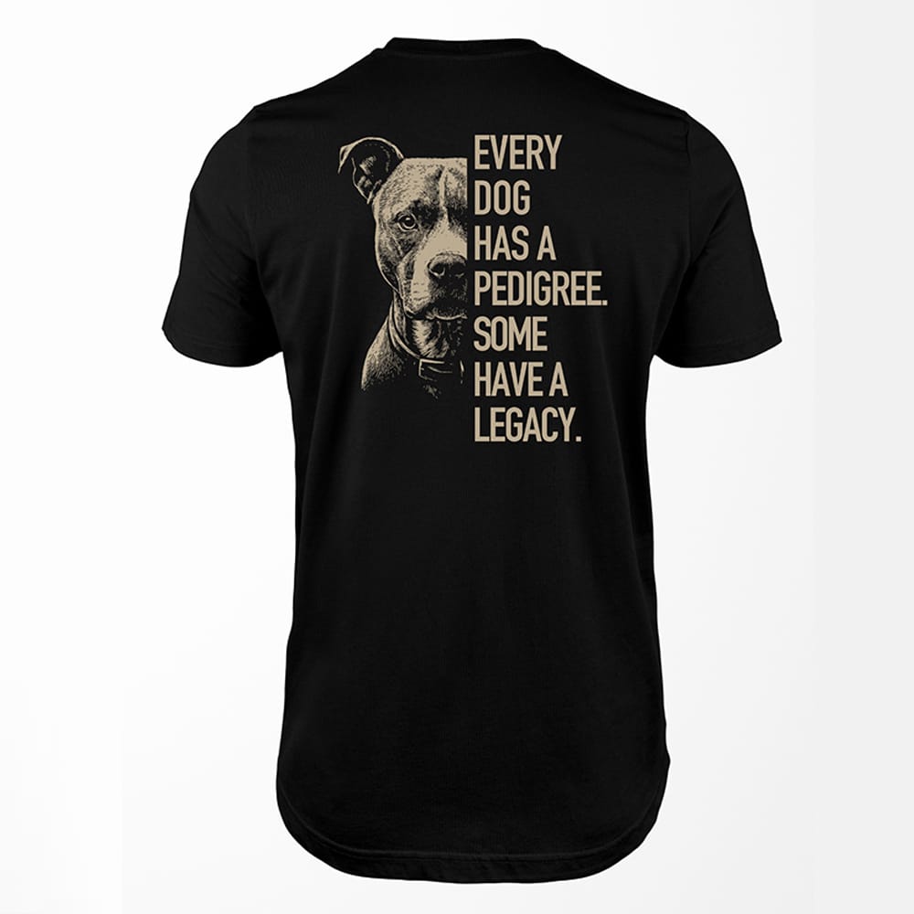 Some Have A Legacy - Pit Bull Premium Crew Neck Tee Black