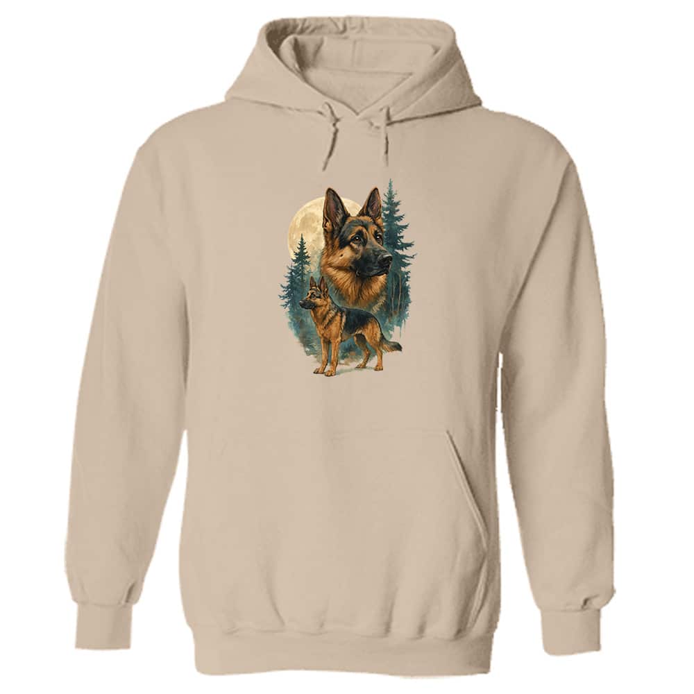 Inspirational Dog - German Shepherd Hoodie Sand