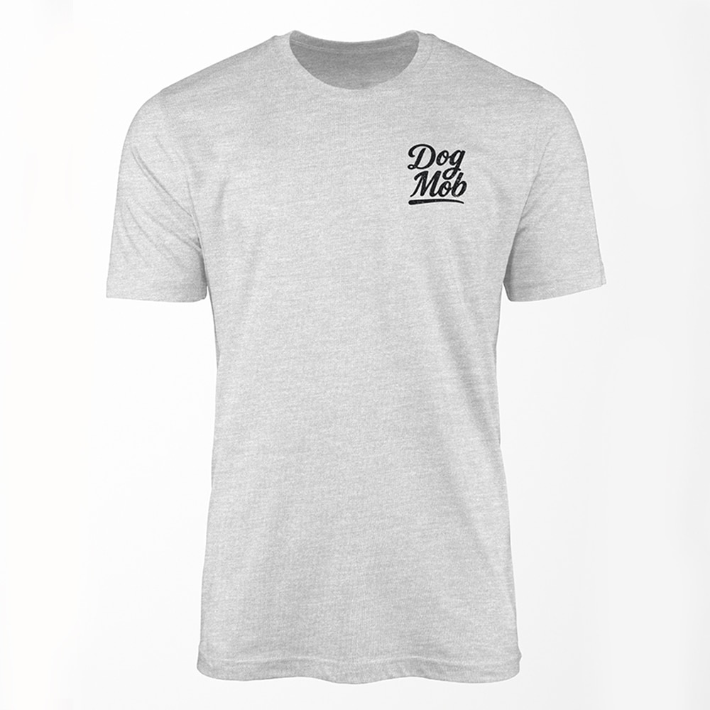 True American Loyalty Premium Crew Neck Tee Heather Grey - Image 2
