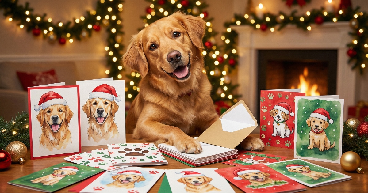 The Best Christmas Card Packs for Dog Lovers on Amazon