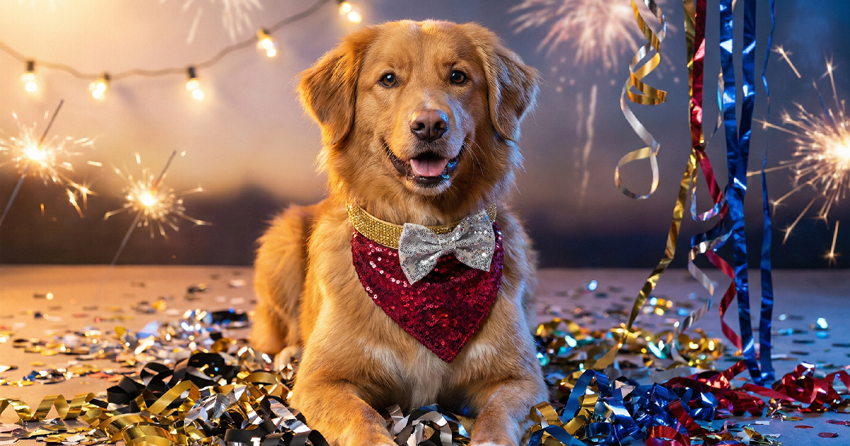 Let Your Pup Sparkle This New Year’s Eve With These Amazon Finds