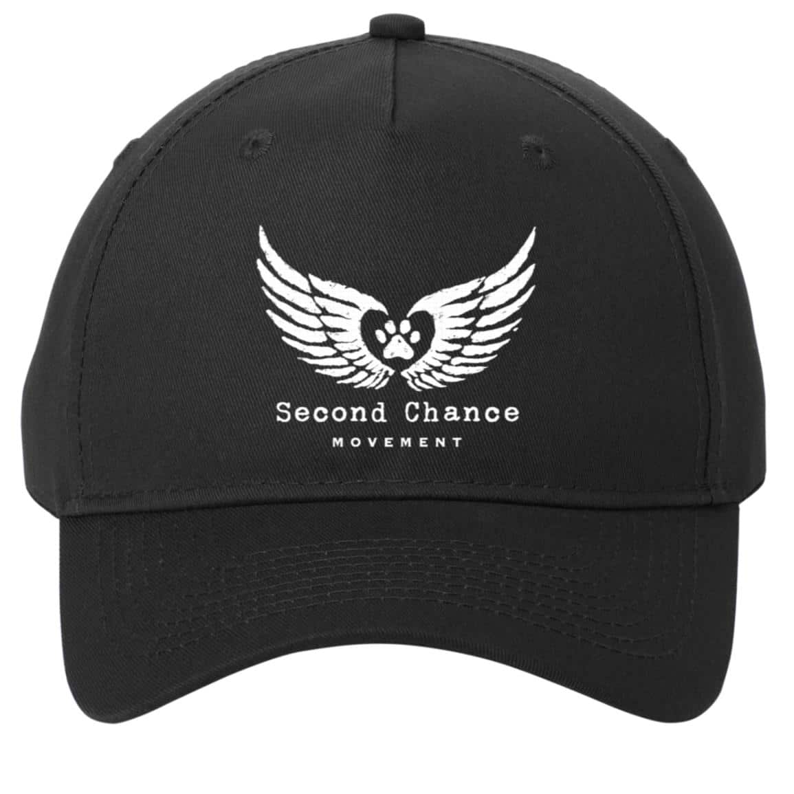 Second Chance Movement 5-Panel Twill Cap Black