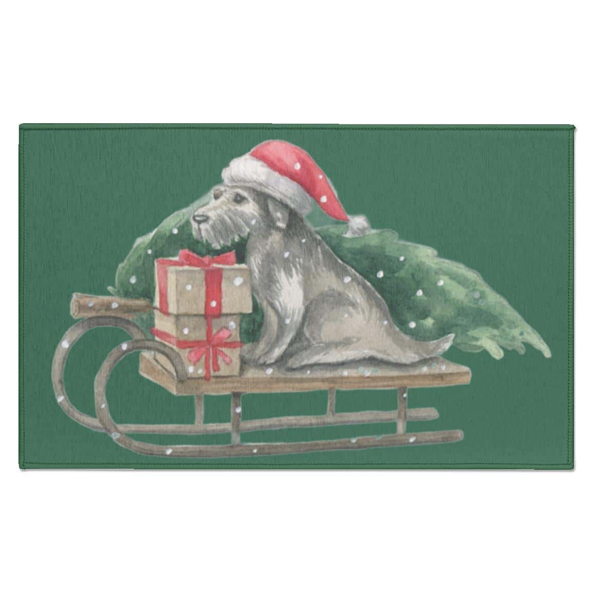 Doggie Sleigh Indoor Doormat