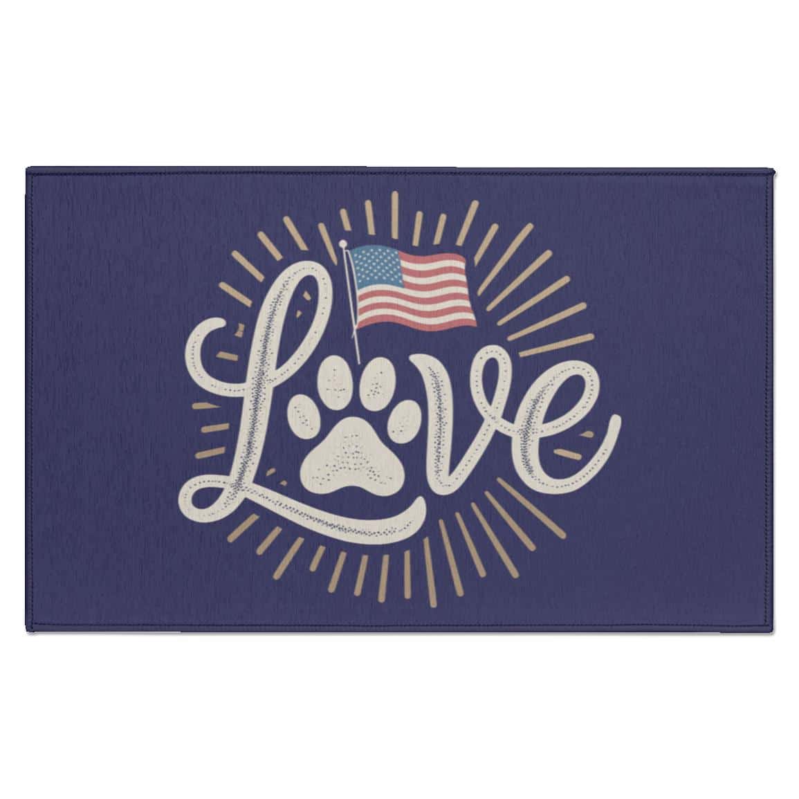 Love Flag Indoor Doormat