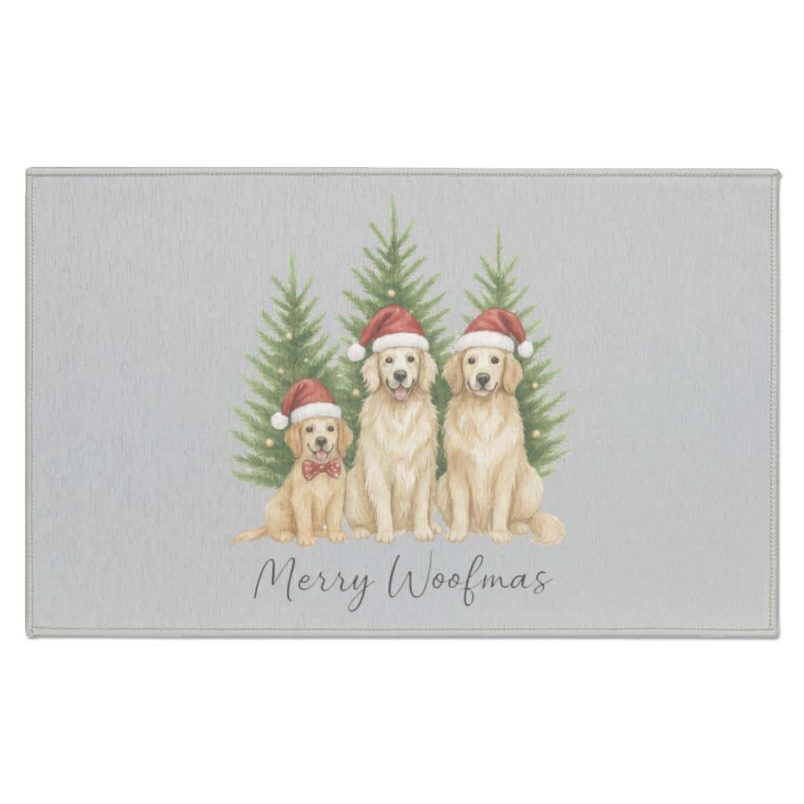 Merry Woofmas Indoor Doormat