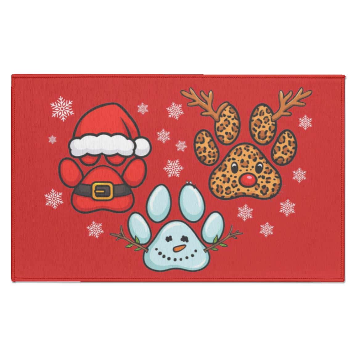 Holiday Paws Indoor Doormat