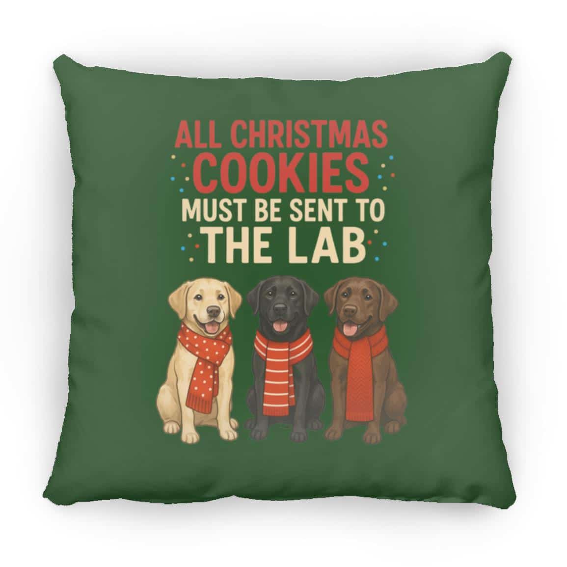 Christmas Cookies Square Pillow