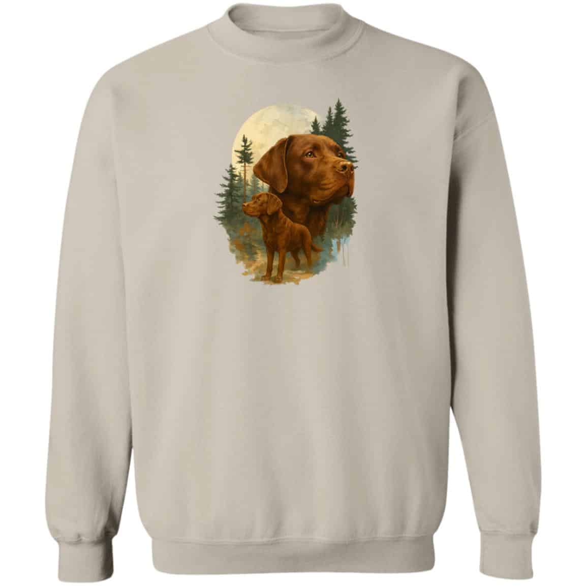 Inspirational Dog - Red Lab Sweatshirt Sand