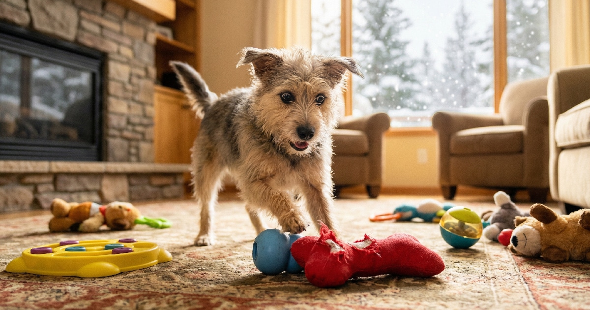 Keep Your Dog Busy Indoors With These Winter Toy Favorites
