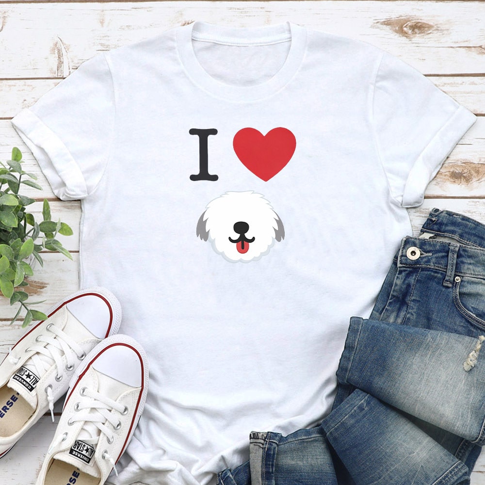 I Heart My Pup 3 Standard Tee White