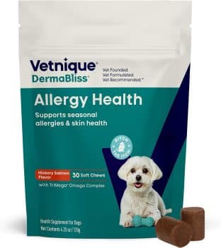 Vetnique Dermabliss Dog Allergy Chews 