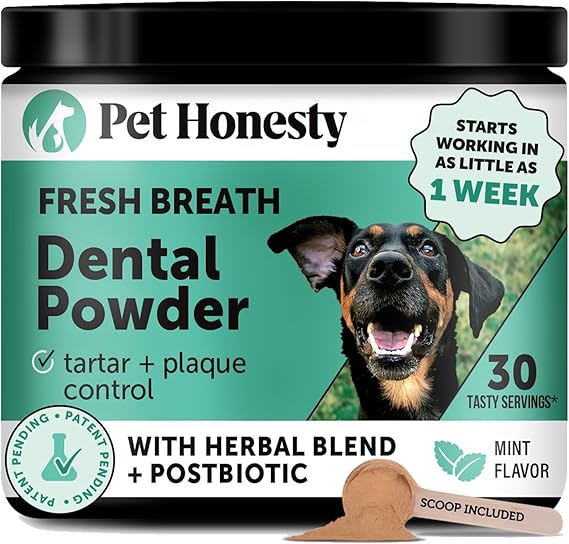 Dog Breath Freshener Dental Powder