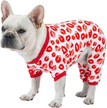 CuteBone Dog Pajamas Valentines Costumes 