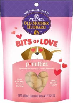 Old Mother Hubbard Wellness Bits of Love P-Nuttier Dog Biscuits