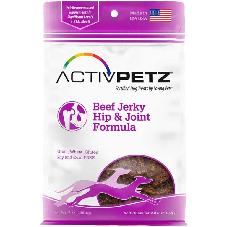 Loving Pets Activpetz Beef Jerky Hip & Joint Formula Dog Treat (7oz)