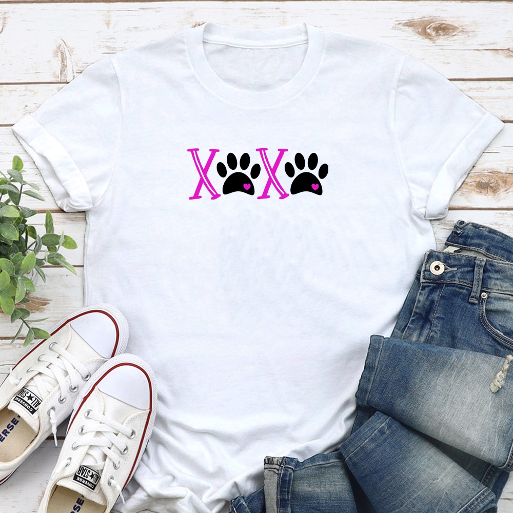 XOXO Hugs & Kisses Standard Tee White