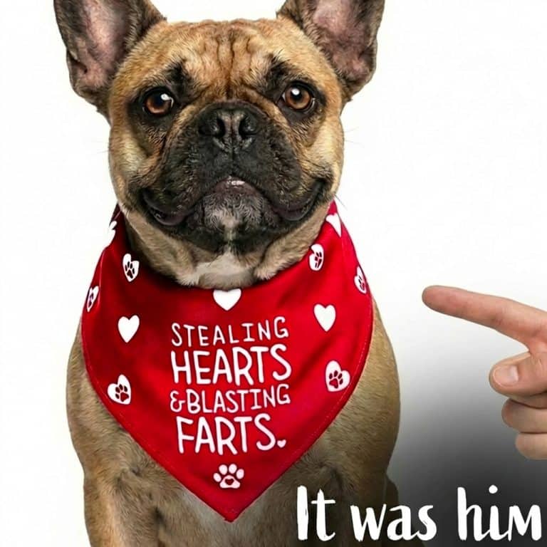 Stealing Hearts & Blasting Farts Dog Bandana (S, M, L) - Helps Feed Shelter Dogs In Need