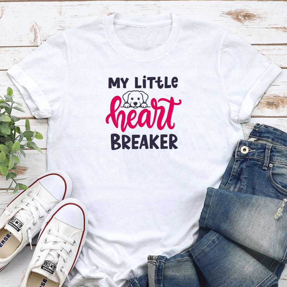 My Little Heart Breaker Standard Tee White