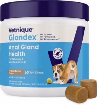 Vetnique Labs Glandex Dog Anal Gland Support Soft Chews