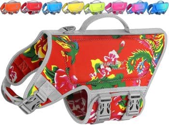 VIVAGLORY High Buoyancy Dog Life Vest